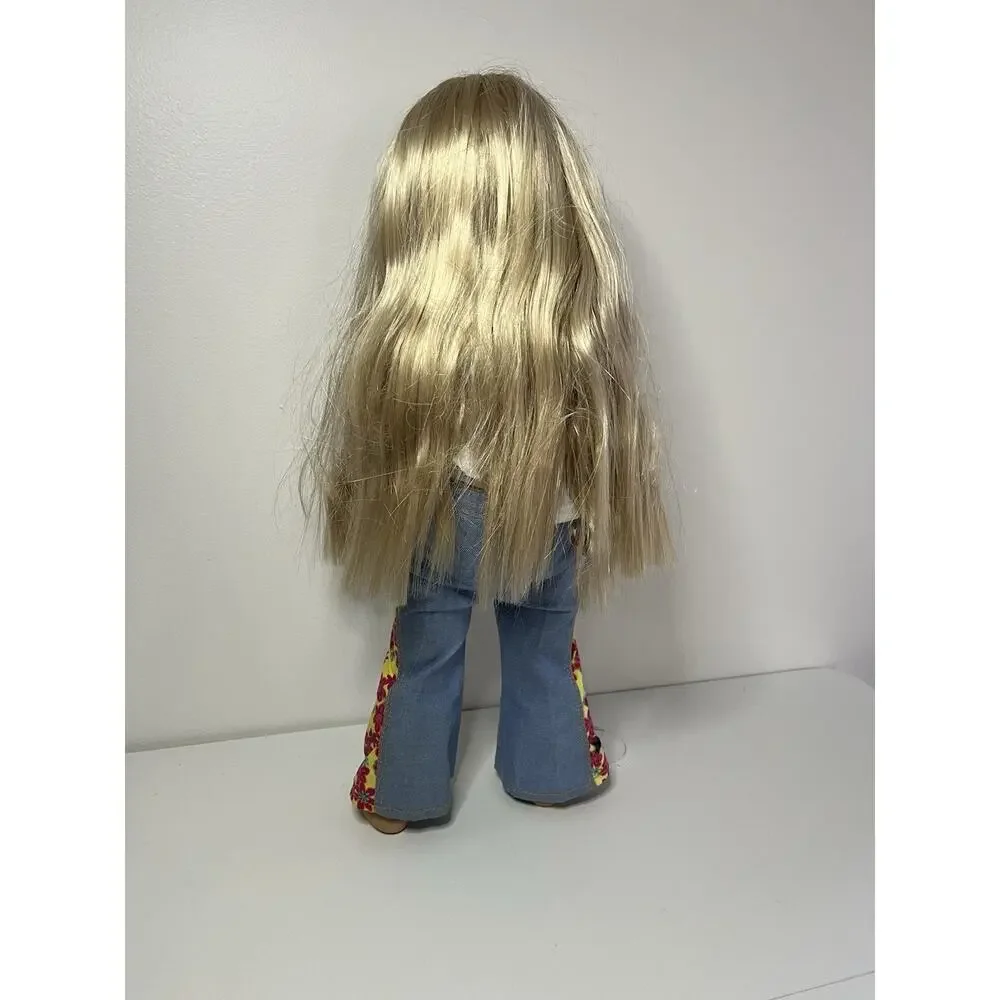 American Girl Retired Julie Albright Doll In Box EUC! Hippie Flower Child Boho